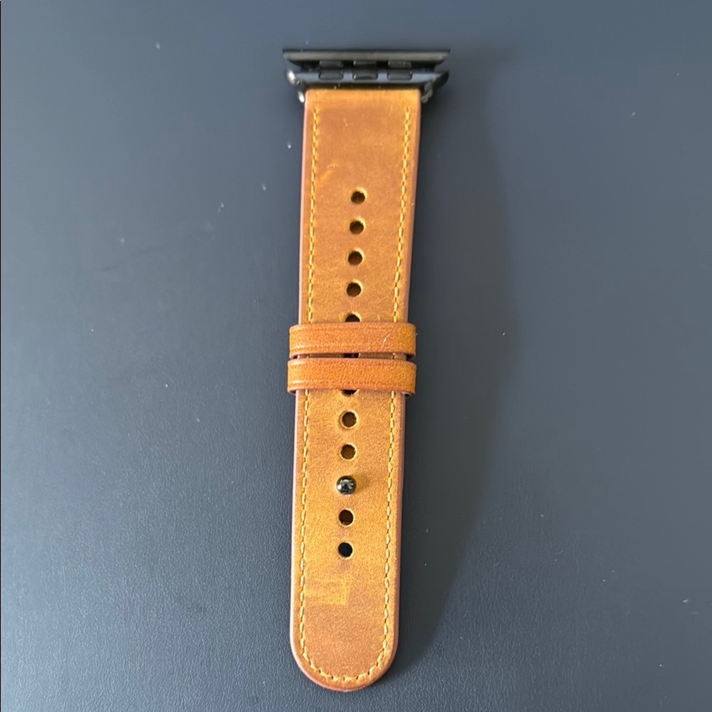 Brown Leather Watch Strap